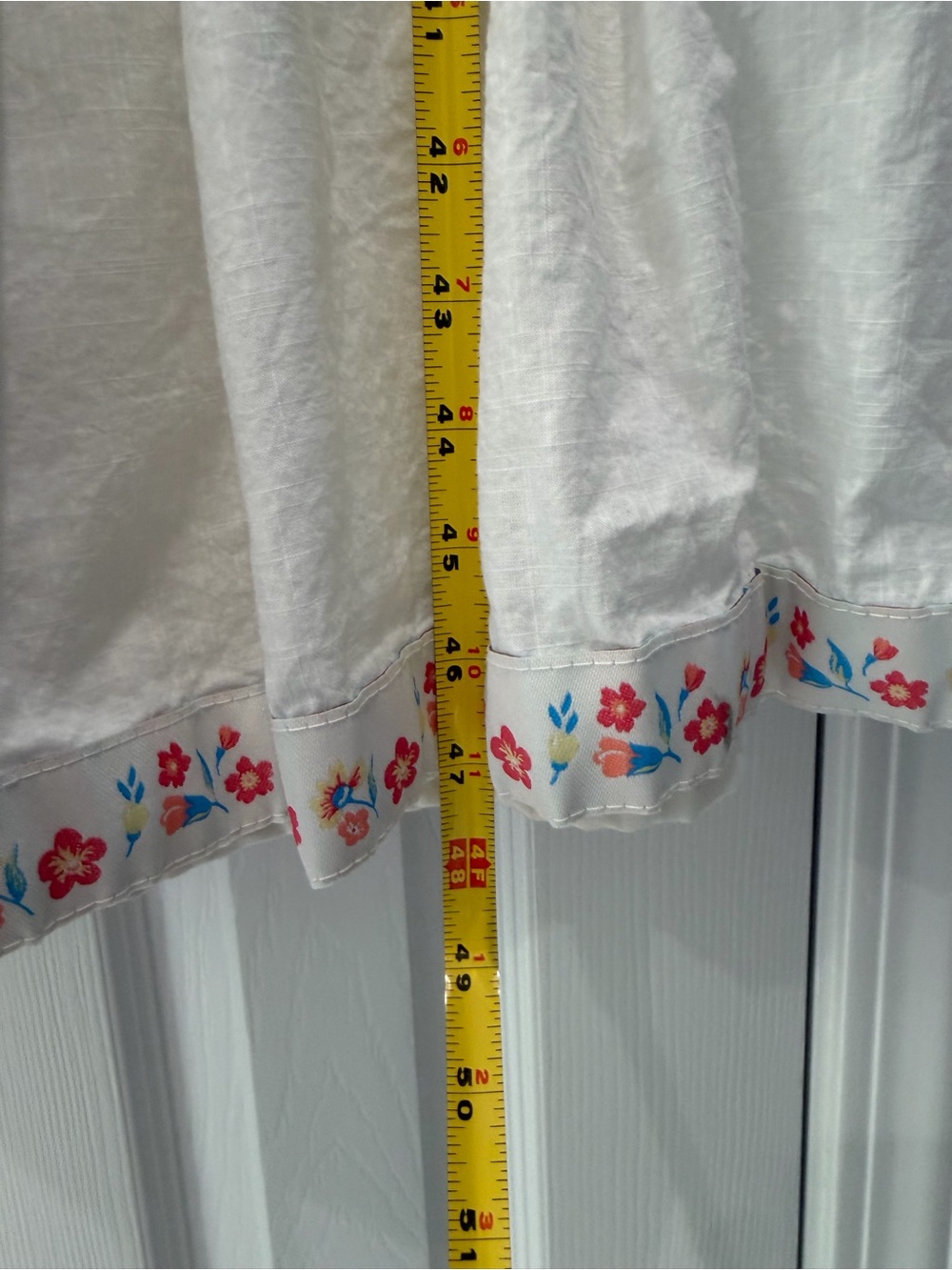 Rachel Zoe Smocked White Cotton Tiered Embroidered Boho Peasant Dress 6 - Picture 16 of 16